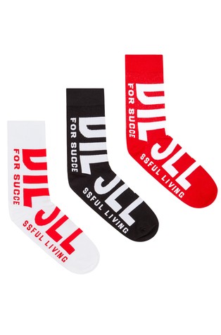 Diesel SKM-RAY Three Pack Socks
