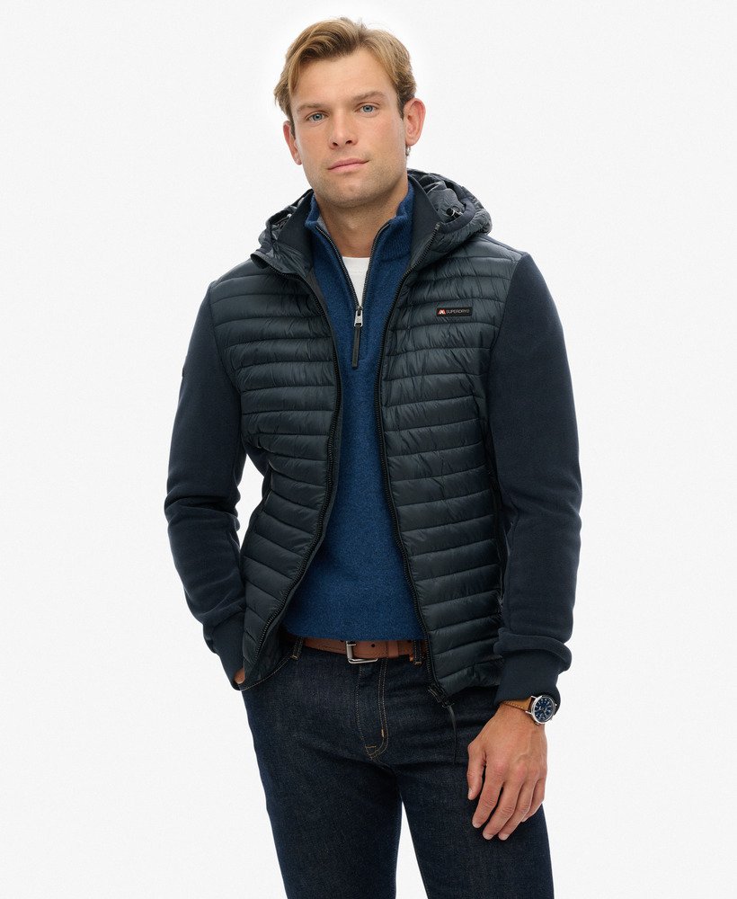 Superdry Hood Storm Fleece Hybrid Jacket