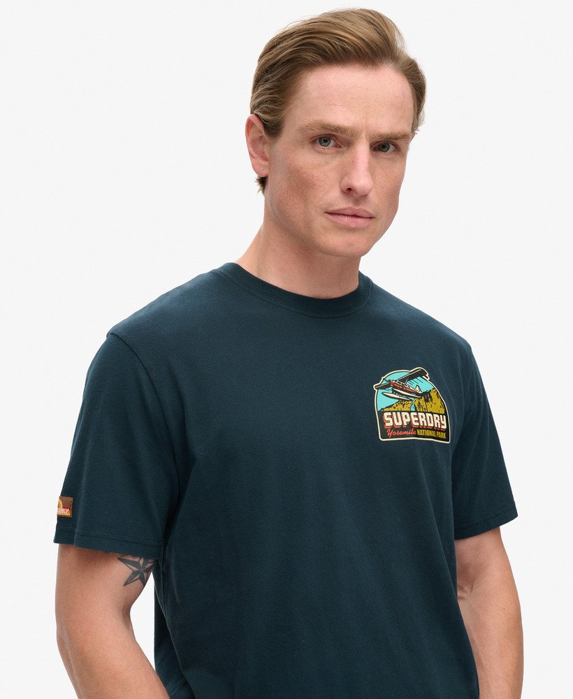 Superdry Travel Postcard Chest T-Shirt