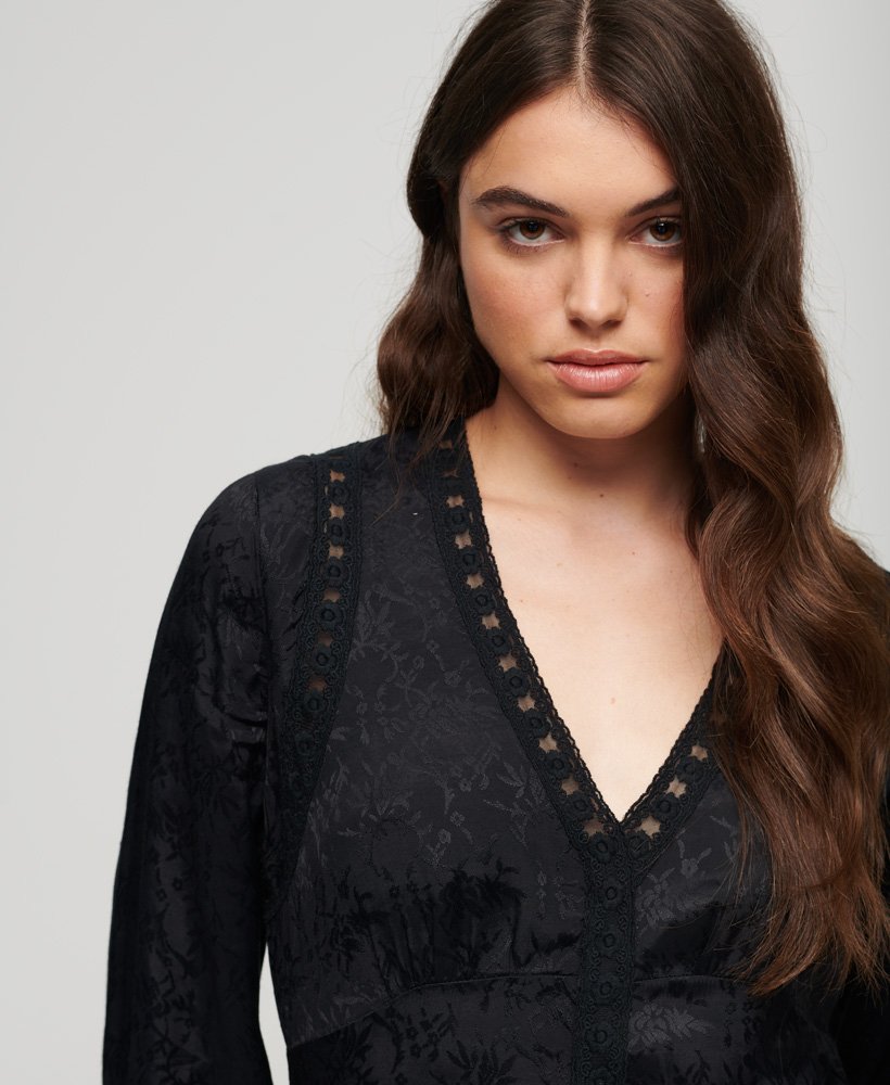 Superdry Lace Midi Dress