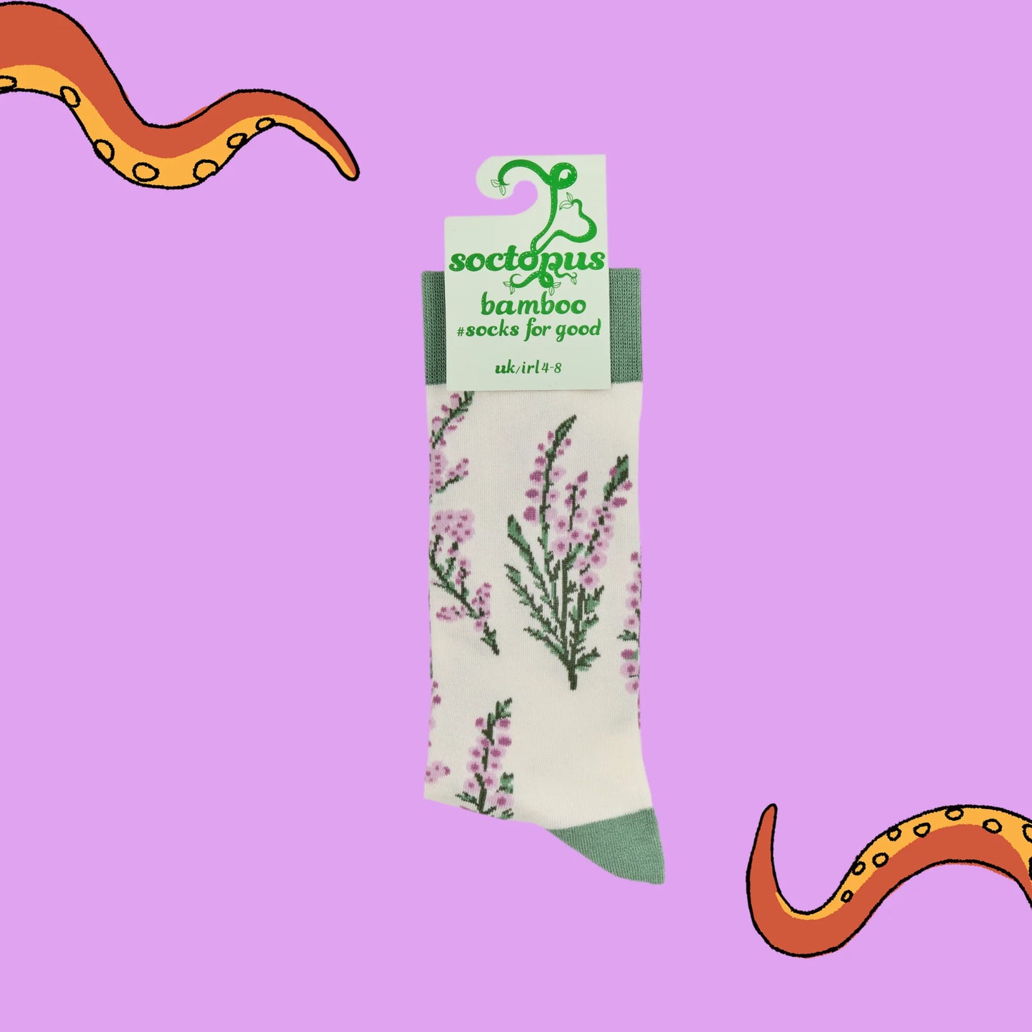 Socktopus Heather Bamboo Socks