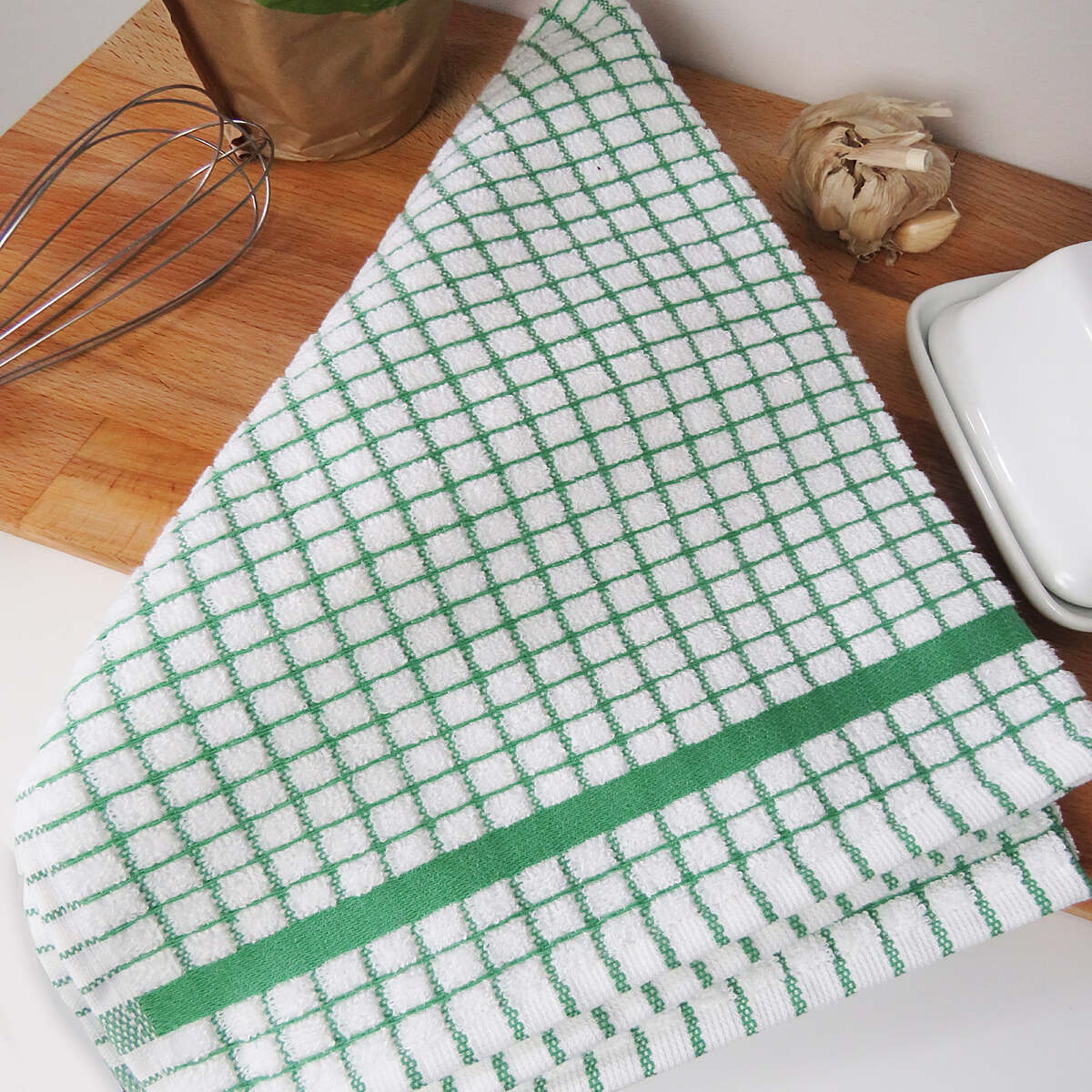 Poli Dri Tea Towel Green
