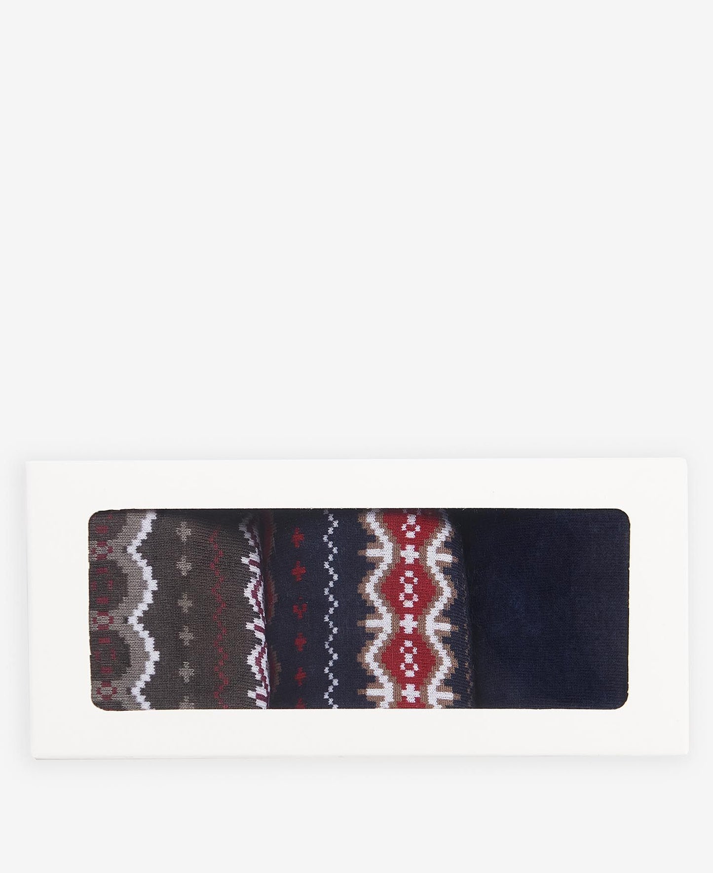 Barbour Fairisle Sock Gift Box