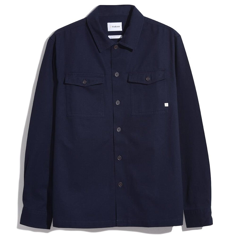 Farah Peters LS Twill Overshirt
