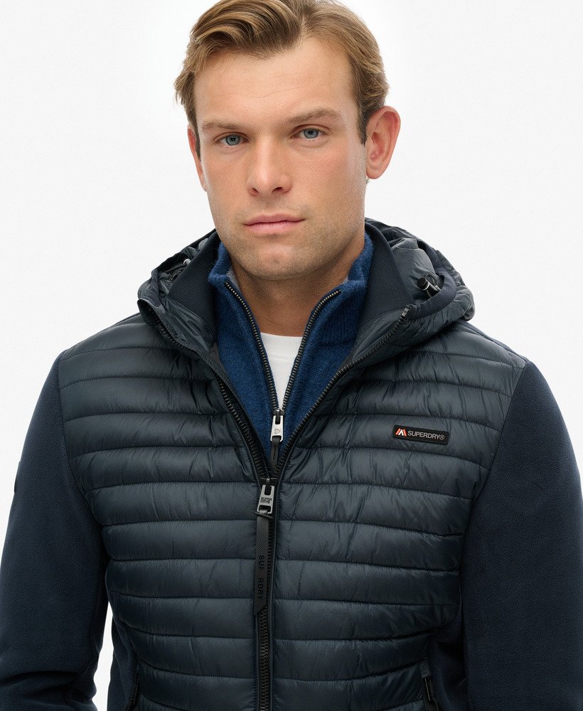 Superdry Hood Storm Fleece Hybrid Jacket