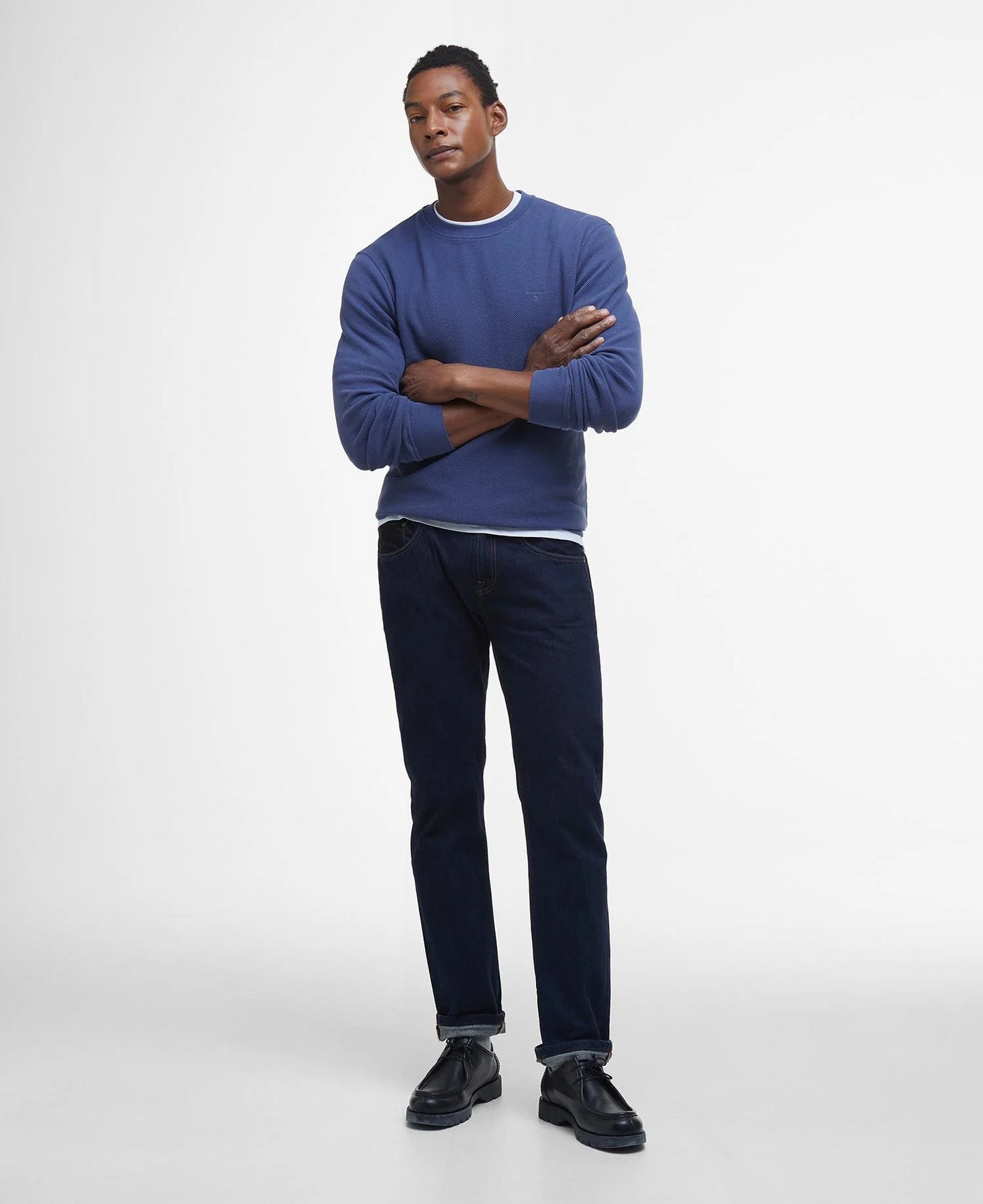 Barbour Pique Interlock Crew Sweatshirt