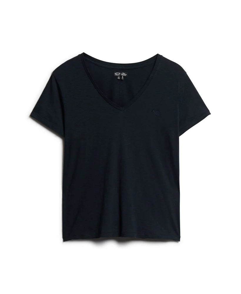 Superdry Studios Slub Emb Vee Tee