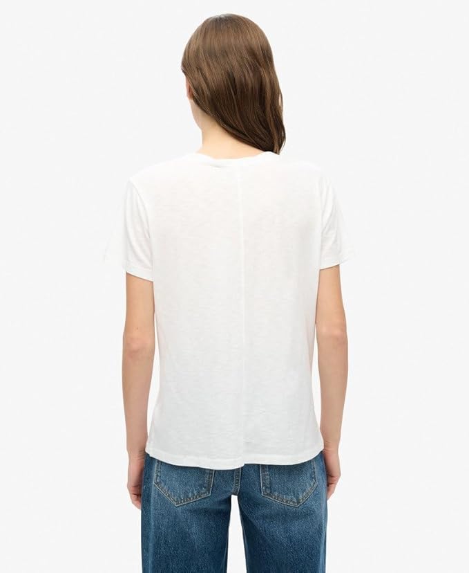 Superdry Studios Slub Emb Vee Tee