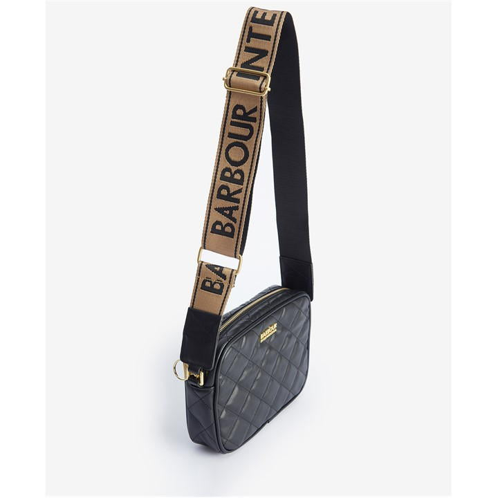 Barbour International Womens Quilted Sloane Crossbody Bag