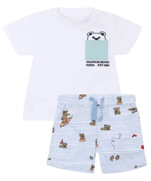 Guess Baby Boys Shorts & T-Shirt Set