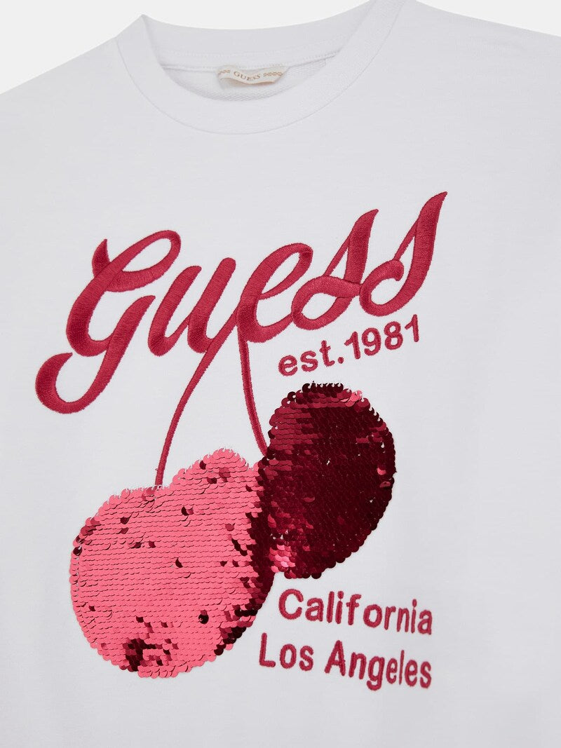 Guess Girls Cherry Sweatshirt - J5GQ00KA6R4