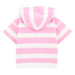 Guess Girls Stripped Pink Hoodie - K5GQ03KBOR4