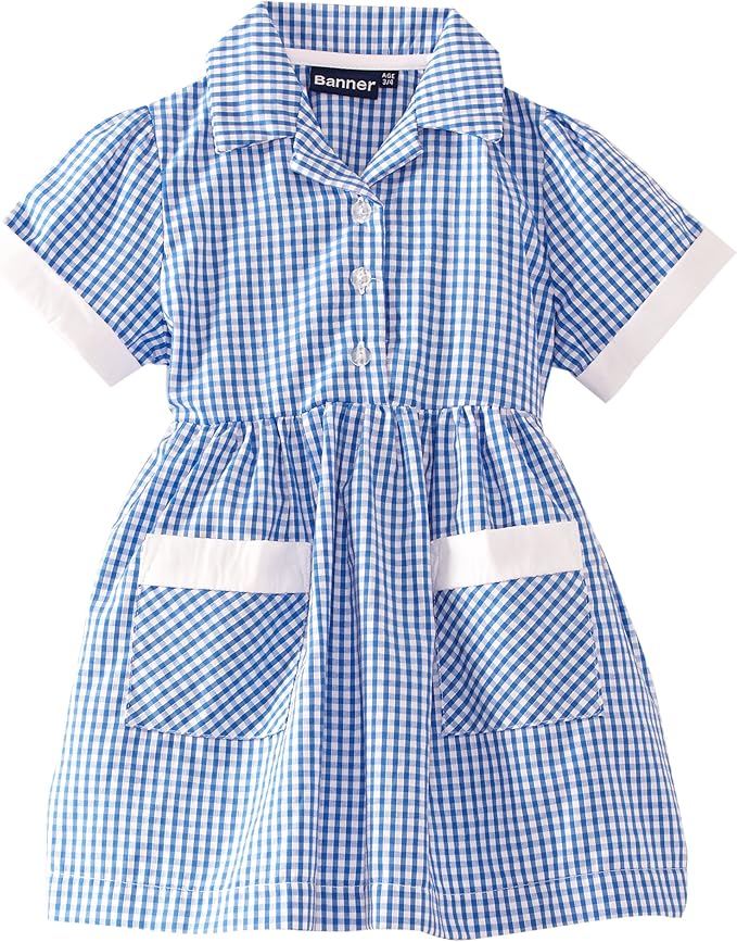 Ayr School Summer Dress - Blue