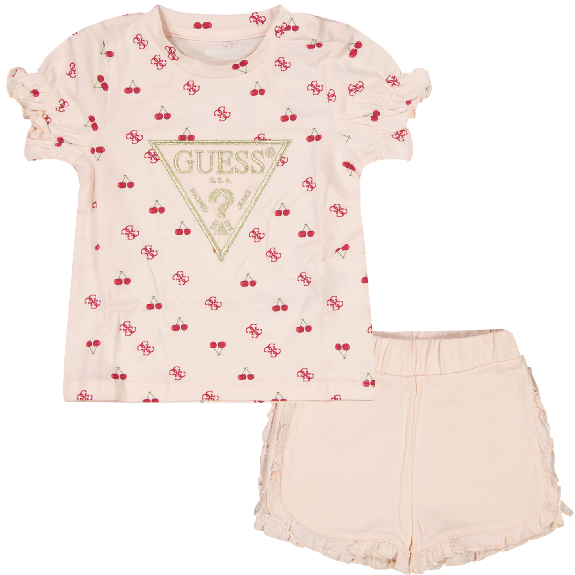 Guess Baby Girls Set In Offwhite 3