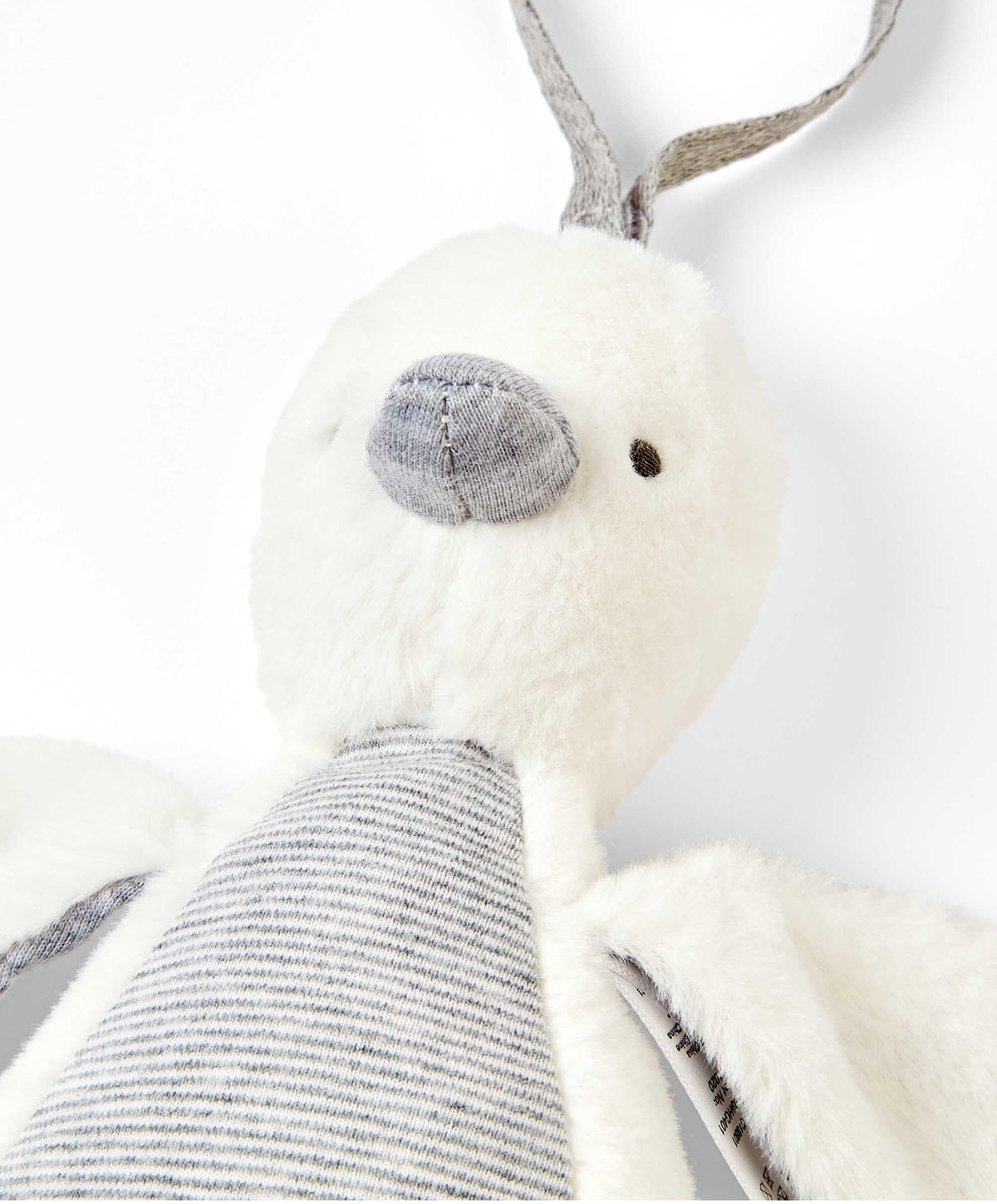 Mamas & Papas Soft Toy - Chime Duck Pink & Grey