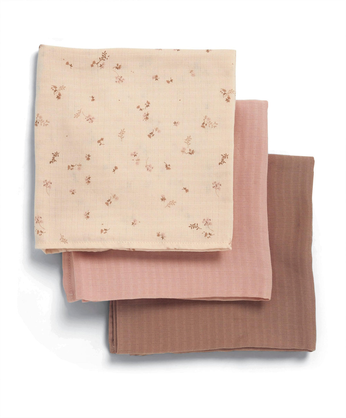 Mamas & Papas Large Wildflower Muslin Cloths - 3 pack