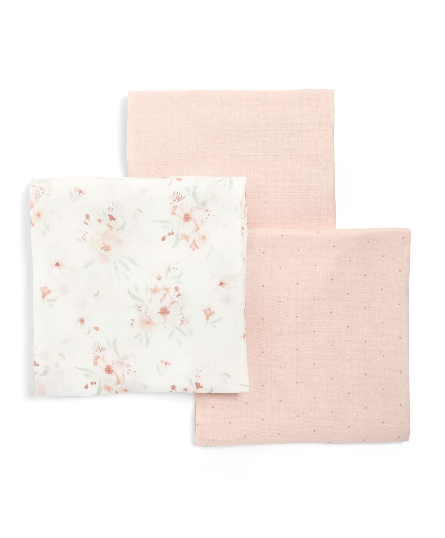 Mamas & Papas Large Floral Muslin Cloths - 3 pack