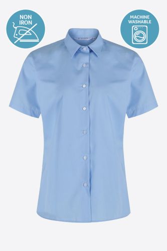Blue Twin Pack Short Sleeve Blouse