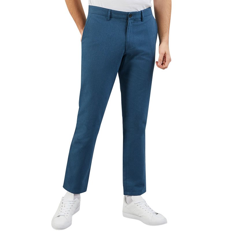Farah Regular Fit Cotton Hopsack Trousers