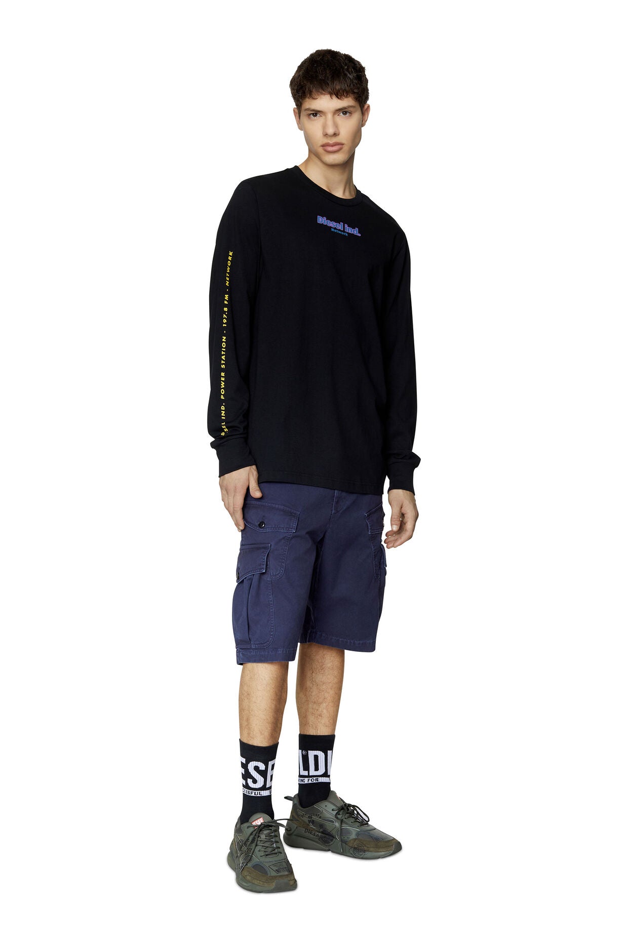 Diesel T-Just-LS E4 Long Sleeve T-Shirt