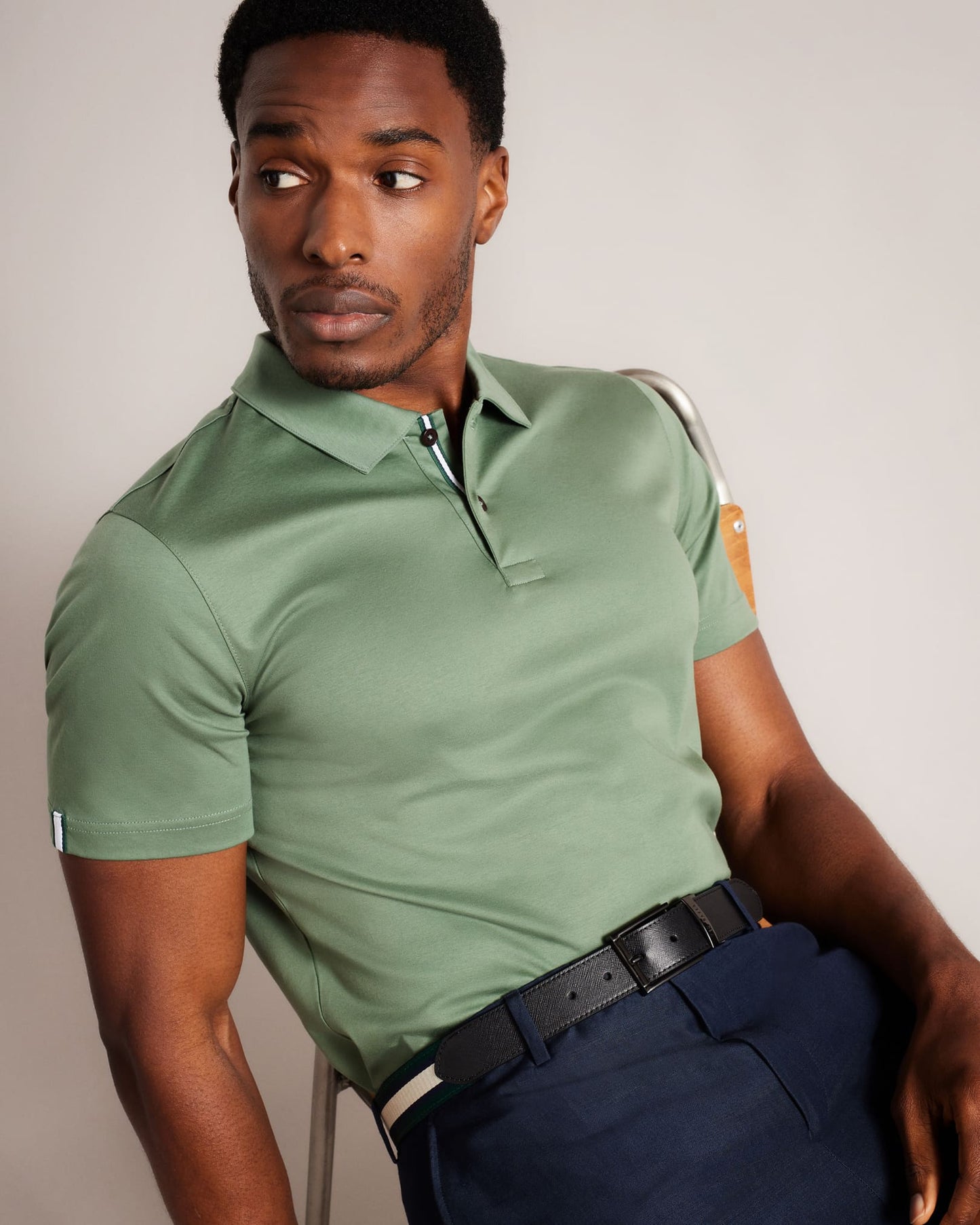 Ted Baker Strype Contrast Reversible Belt