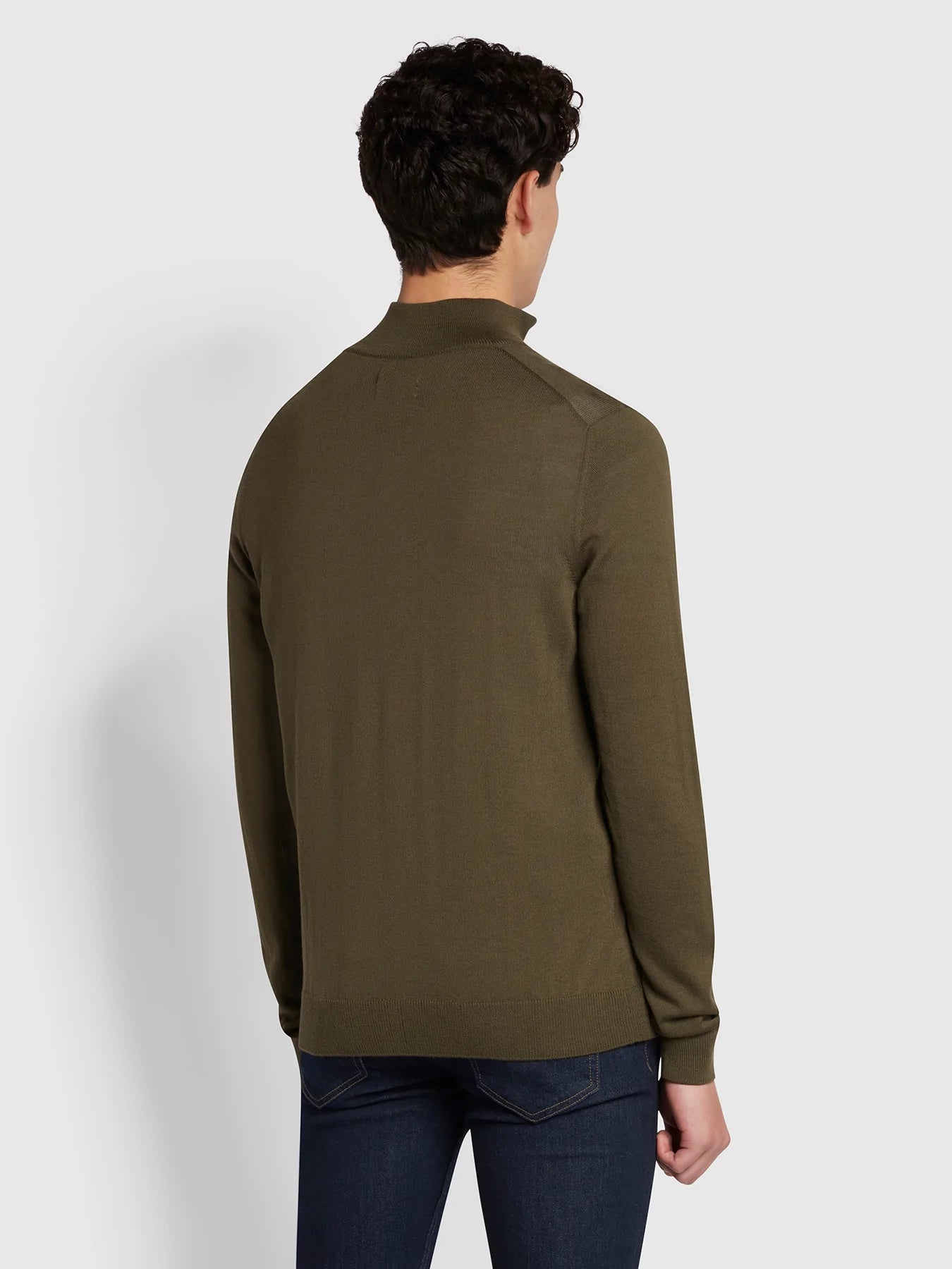Farah Redchurch Merino Wool 1/4 Zip