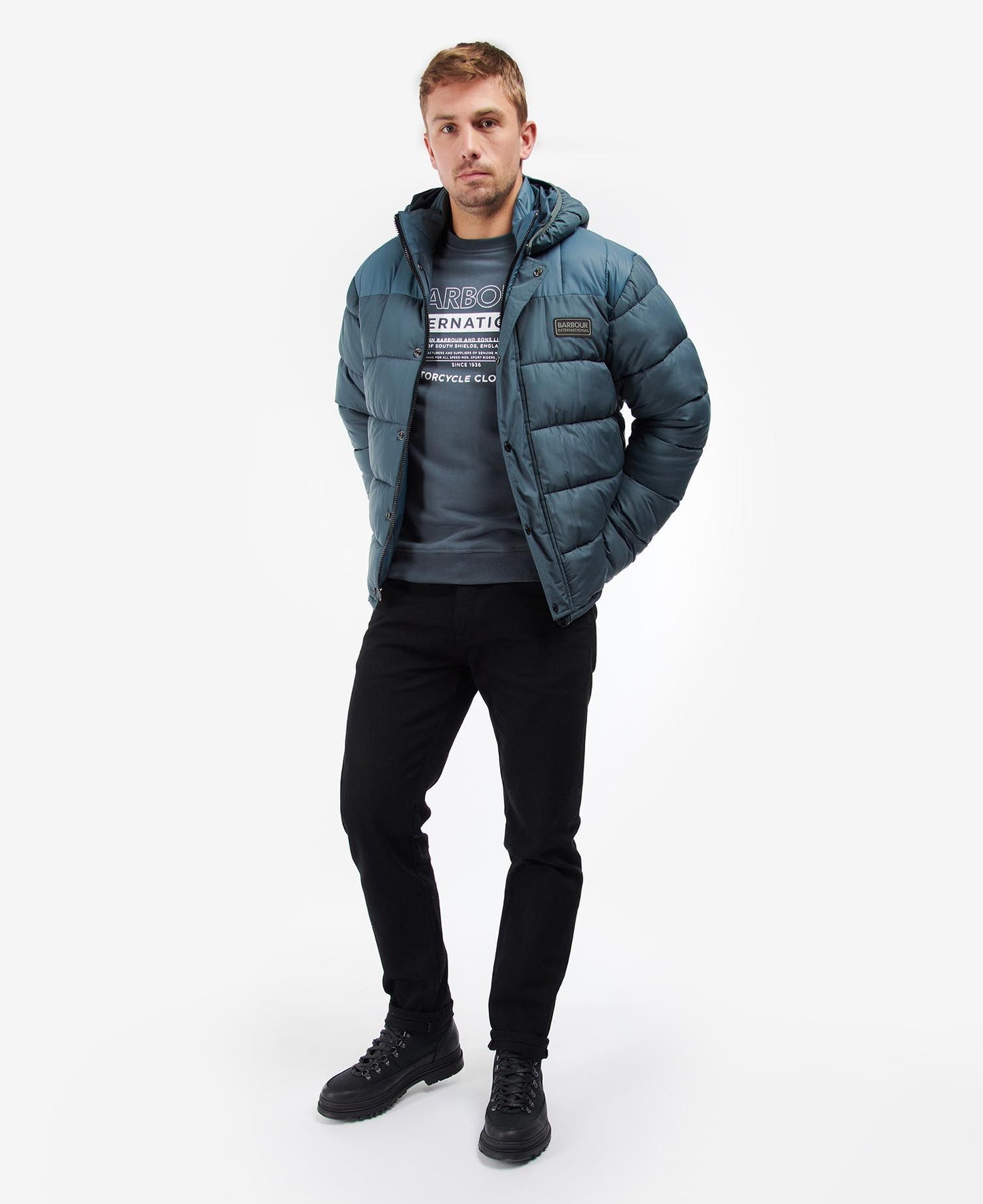 Barbour International Peak Baffle Quilted Jacket
