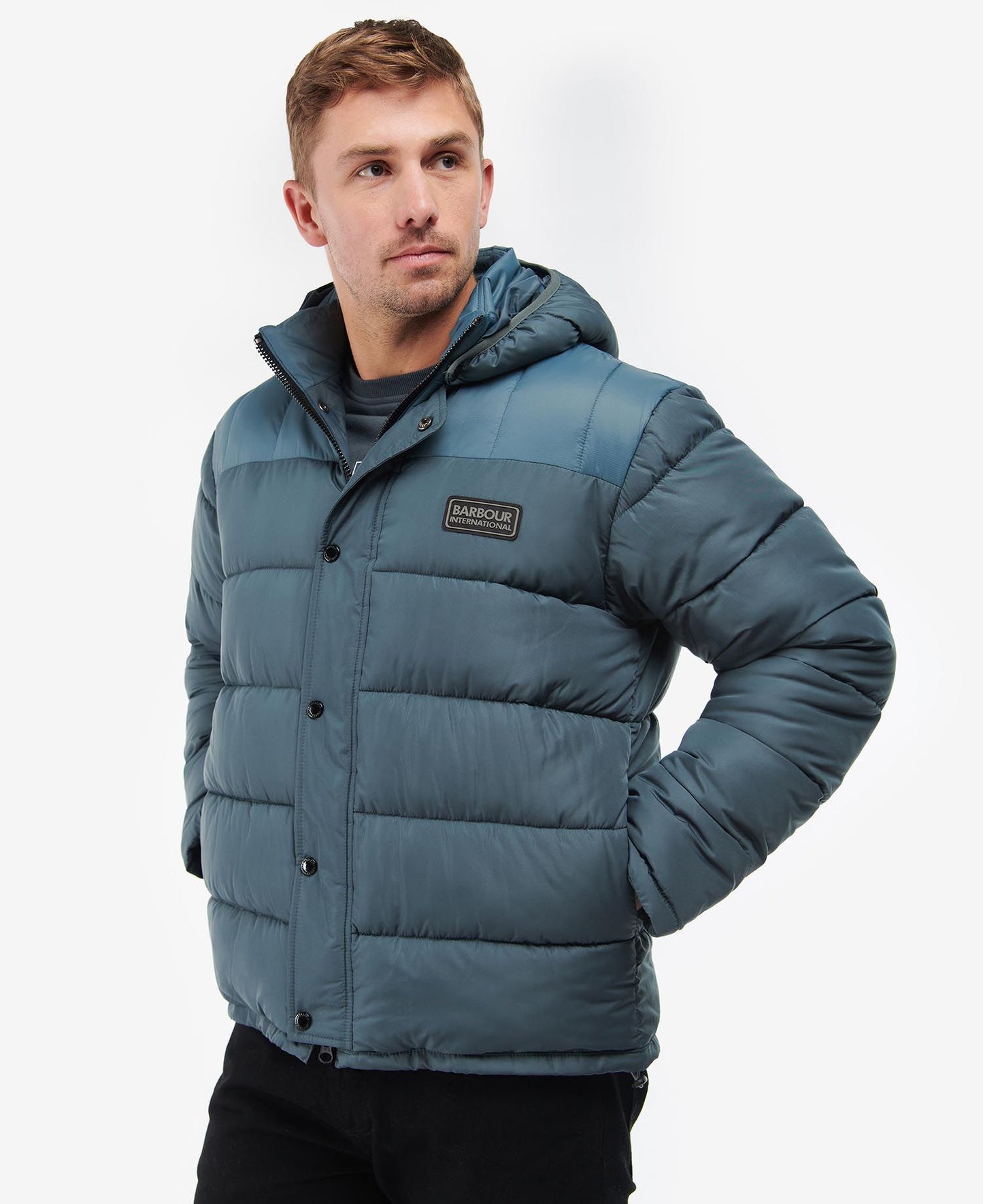 Barbour International Peak Baffle Quilted Jacket