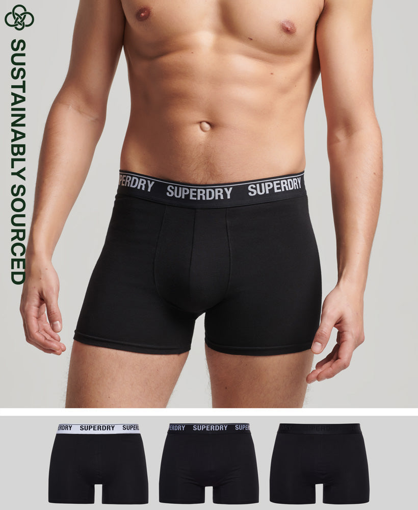Superdry Organic Cotton Boxer Triple Pack