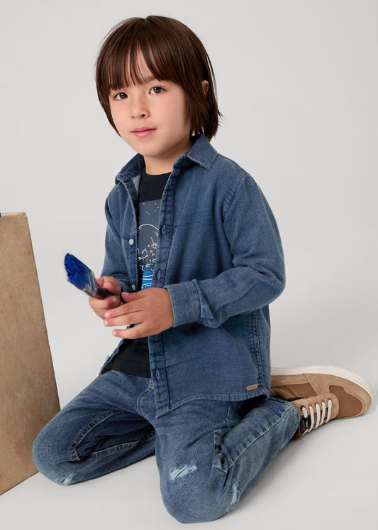 Mayoral Boys Denim Shirt 4112