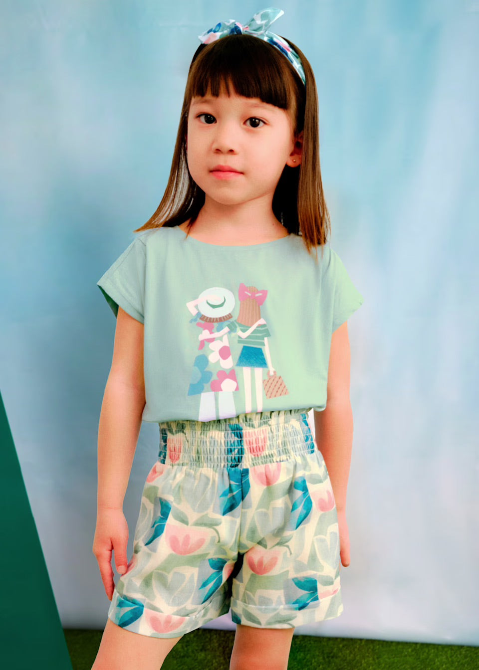 Mayoral Girls T-Shirt with Headband 3009