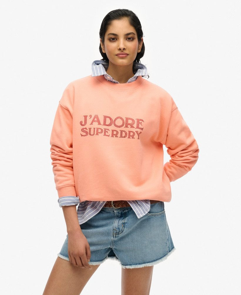 Superdry Sports Luxe Loose Crew