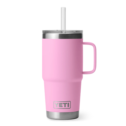 Yeti Rambler 25oz Straw Mug