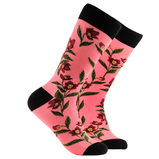 Soctopus Hellebores Bamboo Socks