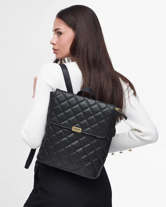 Barbour International Quilted Hoxton Backpack
