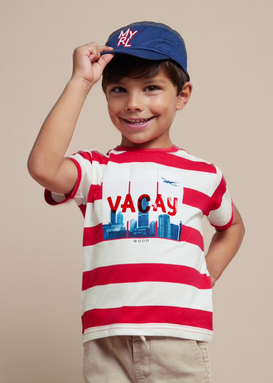 Mayoral Boys Striped T-Shirt 3019