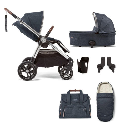 Mamas & Papas Ocarro 6 Piece Bundle Navy Flannel