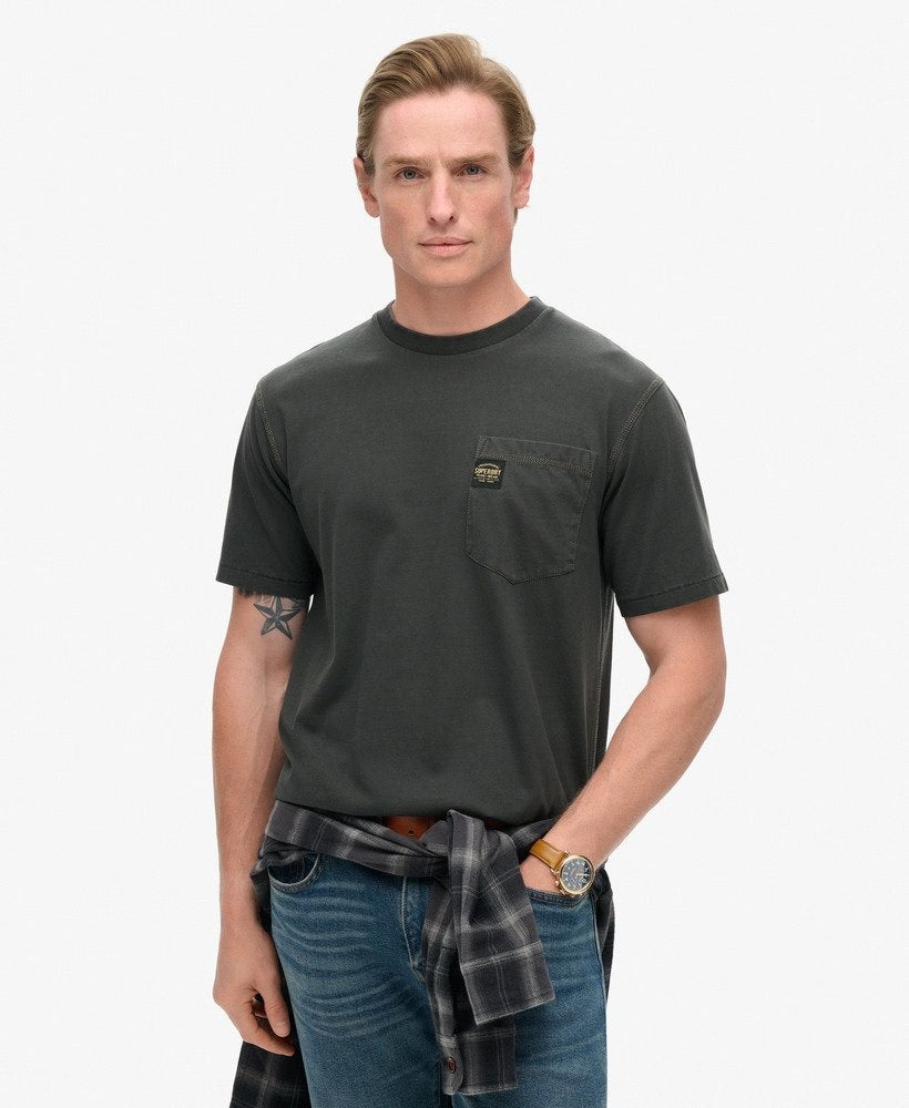 Superdry Contrast Stitch Pocket T-Shirt