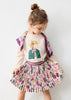 Mayoral Girls Print Pleated Skirt