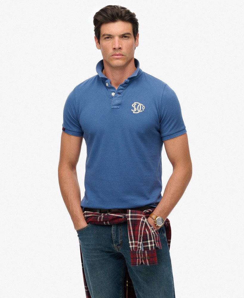 Superdry Vintage Athletic Embroidered Polo Shirt