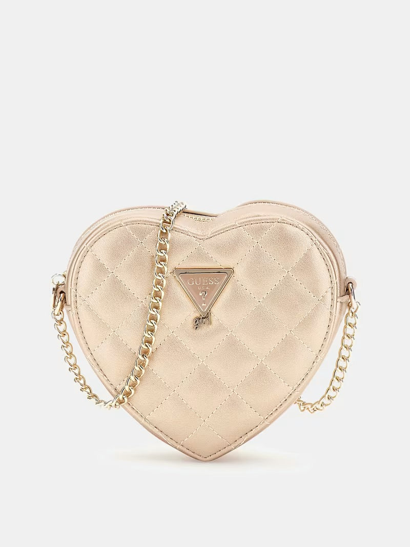 Guess Girls Faux Heart Bag