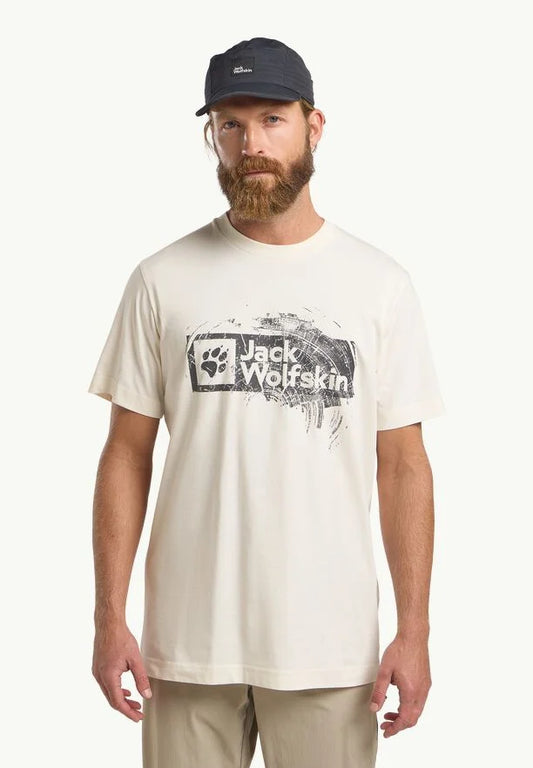 Jack Wolfskin Brand T-Shirt Wood