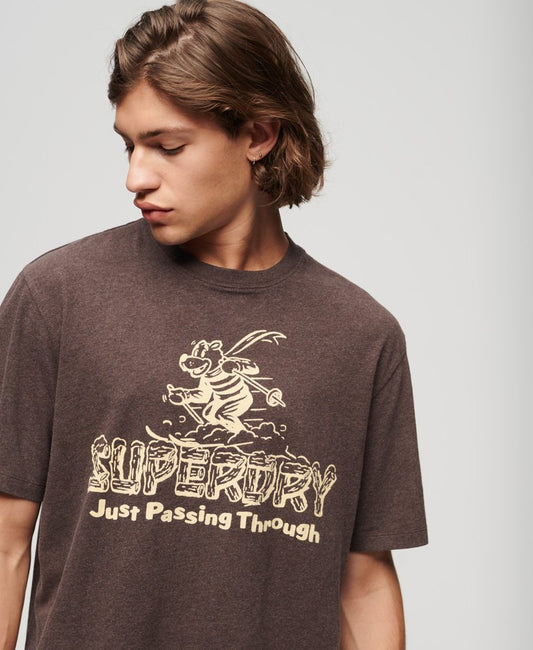 Superdry Travel Postcard Graphic T-Shirt