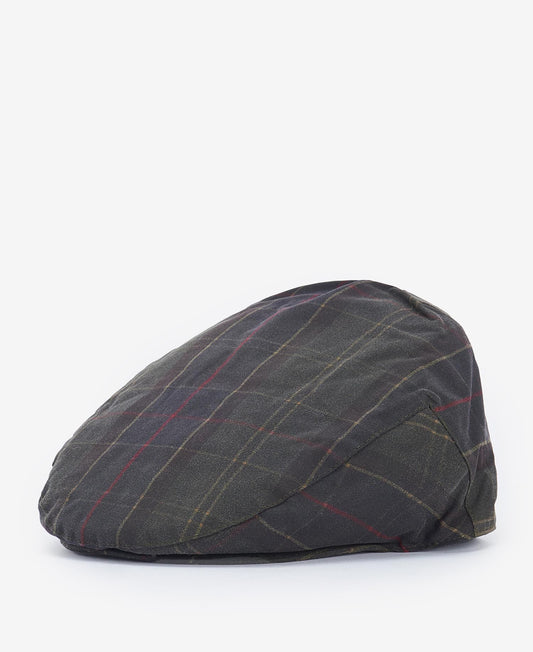 Barbour Tartan Wax Flat Cap