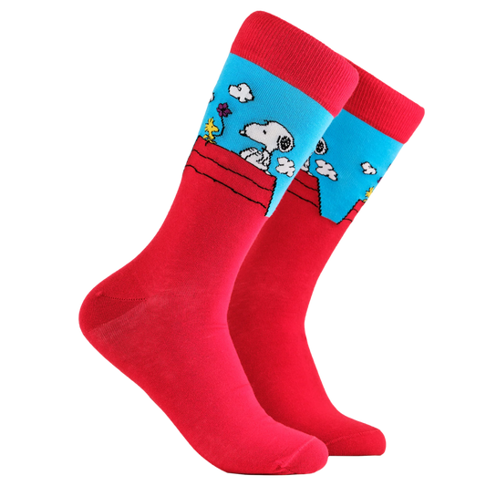 Soctopus Snoopy and Woodstock Socks