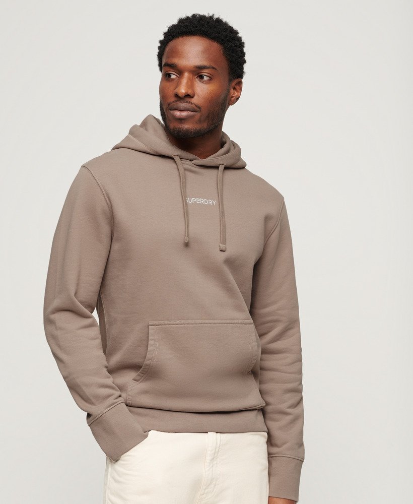 Superdry Micro Logo Graphic Loose Hoodie