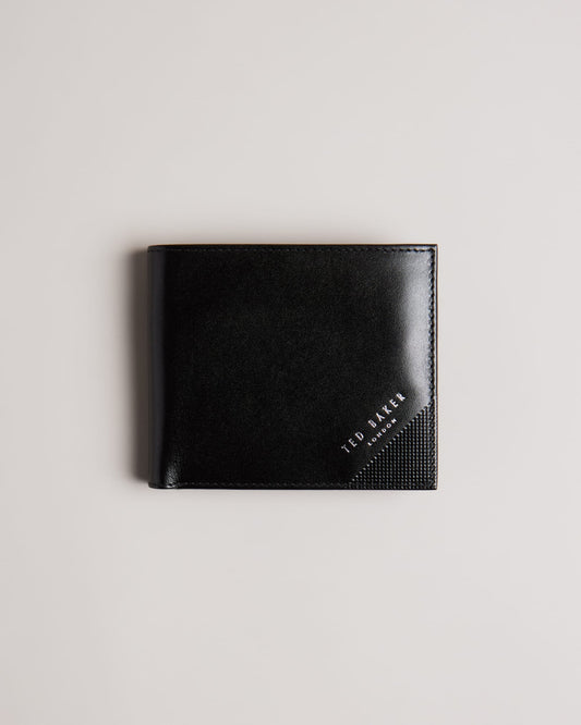 Ted Baker Prugs Black Bifold Coin Wallet