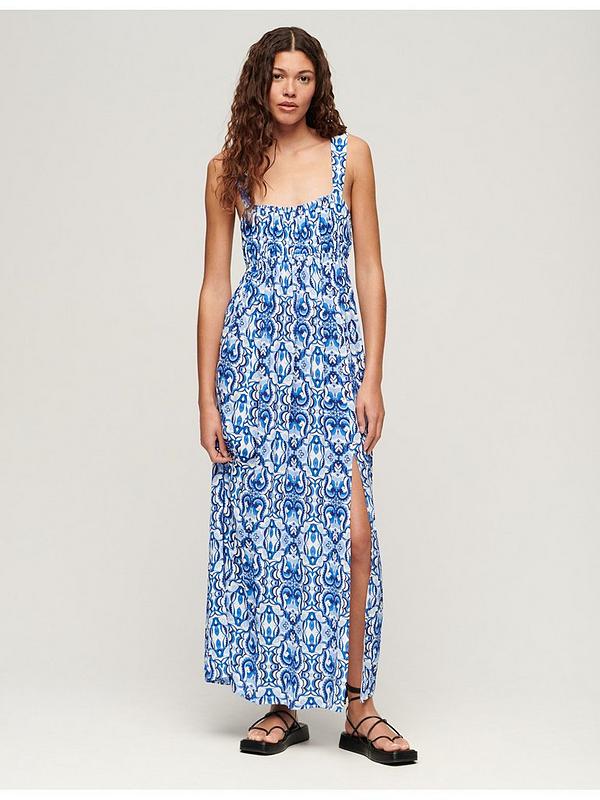 Superdry Tie Back Maxi Dress