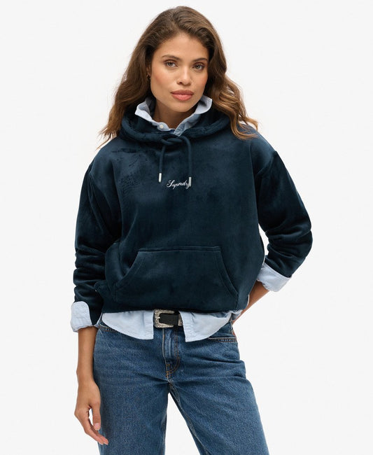 Superdry Country Club Velour Loose Hood