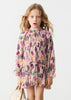 Mayoral Girls Printed Pleated Dress